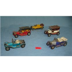 Collection of vintage Matchbox models of Yesteryear