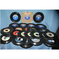 Collection of vintage 45 RPM records