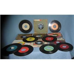 Collection of vintage 45 RPM records