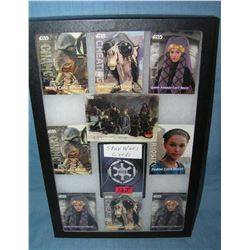 Group of Star Wars cards