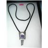 Image 1 : American Indian natural stone decorated string tie