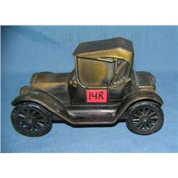 1915 Chevrolet coupe figural coin savings bank