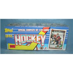 Topps 1991 hockey factory sealed box