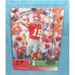 Vintage Joe Montana all star football card