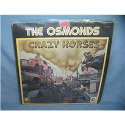 The Osmonds Crazy Horses early record album