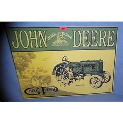 John Deere retro style advertisiing sign