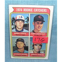 1974 rookie catchers baseball card