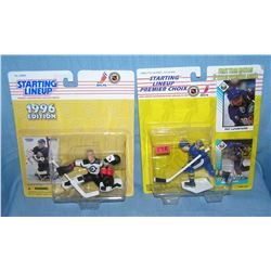 Pair of Starting Lineup Hockey sports figures