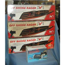 Group of 3 off shore racing boats all radio controlled