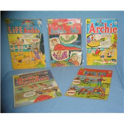 Collection of early Archie comic books