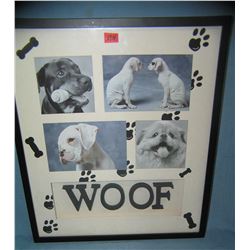 Woof dog photo diorama