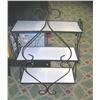 Image 2 : Early wrought iron 3 shelf wall display piece