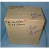 Image 1 : Mystery box lot marked The Card Den Gift Store