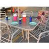 Image 4 : Outdoor table, chair and umbrella entertainment set