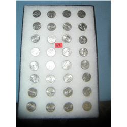 Large collection of US state quarters