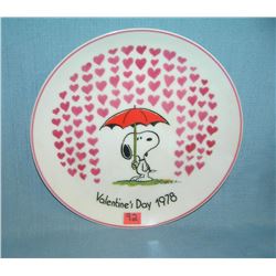 Peanuts Snoopy character collector plate