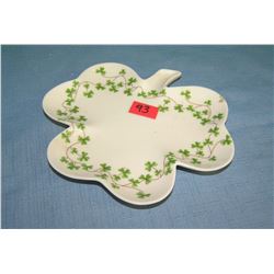 Quality Irish leaf shaped candy dish