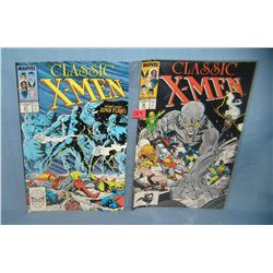 Pair of vintage Xmen comic books