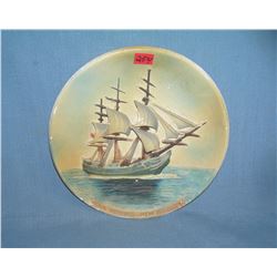 Nova Scotia's New Bounty figural ship wall plaque