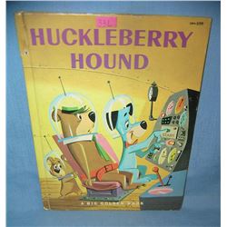 Vintage Huckleberry Hound Big Golden Book