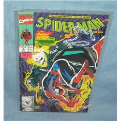 Vintage Spiderman and the Ghost Rider comic book