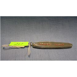 Vintage stock Brandy advertising pocket knife