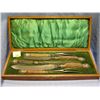 Image 1 : Antique Sheffield bone handled carving set