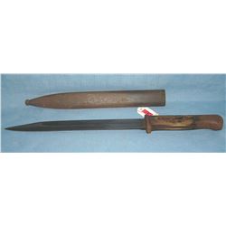 WWII bayonet and scabbard