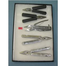 Collection of multiple tool and knife kits