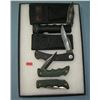 Image 1 : Collection of pocket and survival knives and cases