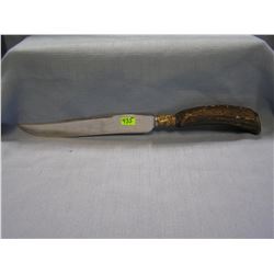 Bone handled knife w/ sterling silver highlights