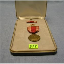 Original WWII good conduct medal and ribbons