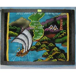 Vintage Korean War sweetheart pillow case