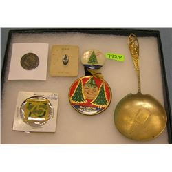 Group of early forestry collectibles