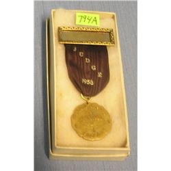 1958 Miss America Pageant judges award