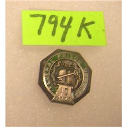 Federal prison service 10 year award