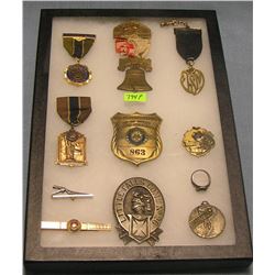 Collection of American Legion badges and more