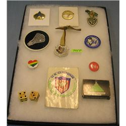 Group of advertising pieces and collectibles