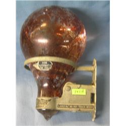 Large antique fire extinguishing grenade