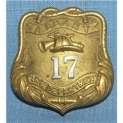 Antique Albany NY fireman?s badge