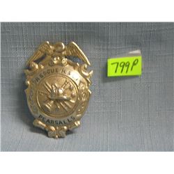 Early Pearsall's rescue hook & ladder #1 badge