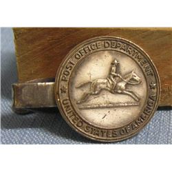 Early post office tie clip