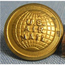 Early US airmail button