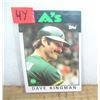 Image 1 : Vintage Dave Kingman baseball card