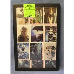 Complete set of 36 early Star Wars cards
