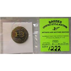 Antique brotherhood rail road badge