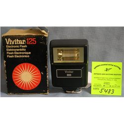 Vivitar 125 electronic flash in original box