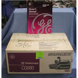 GE Gamescope VHS video camera