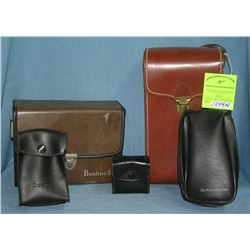 Group of camera cases and holders