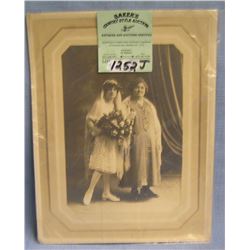 Group of vintage studio photos